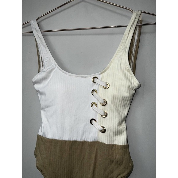 derek lam 10 crosby Lace up Swim Color Black detal Womens Size XS NWOT - Picture 6 of 11